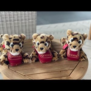 Vintage Leopard polyester Cartier animal plush toy - Excellent condition